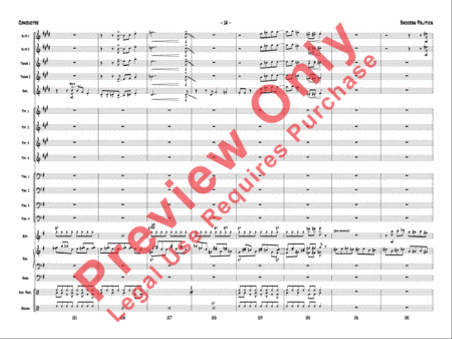 Backrow Politics Backrow Politics Jazz Ensemble scores gallery preview page 19