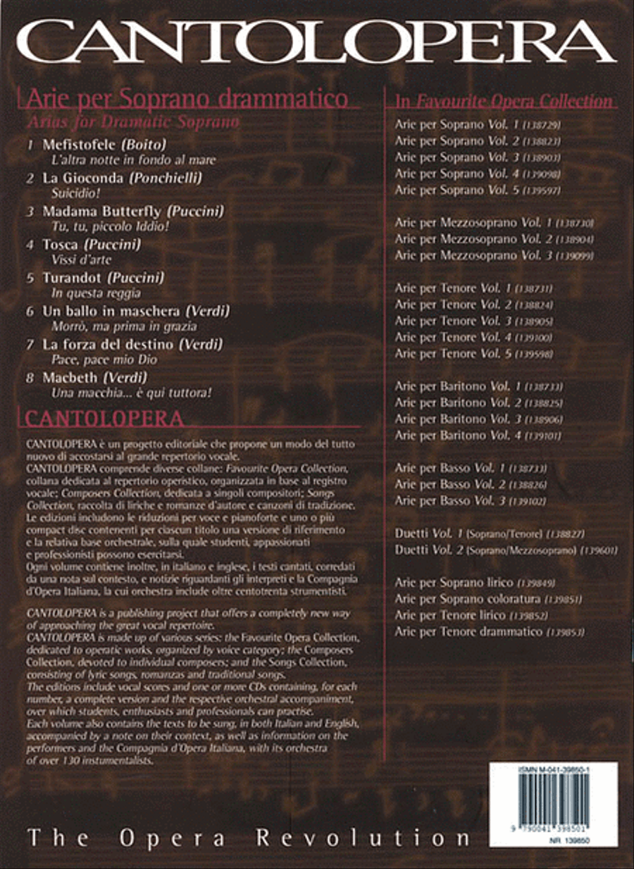 Arias for Dramatic Soprano Voice Solo scores gallery preview page 2