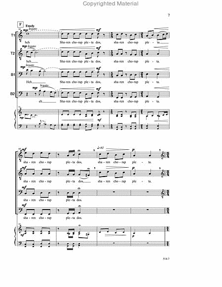 Sednalo e Djore dos - SATB Octavo image number null