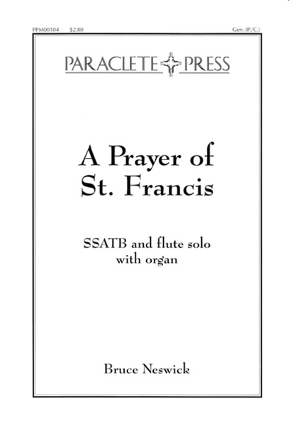 A Prayer of Saint Francis - Flute Part