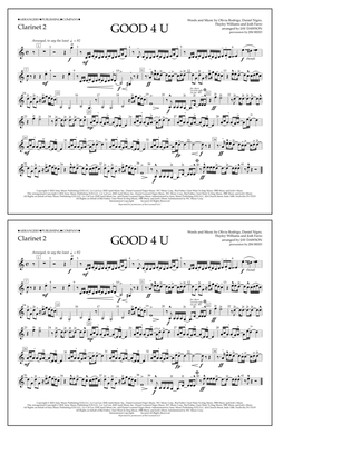 good 4 u (arr. Jay Dawson) - Clarinet 2