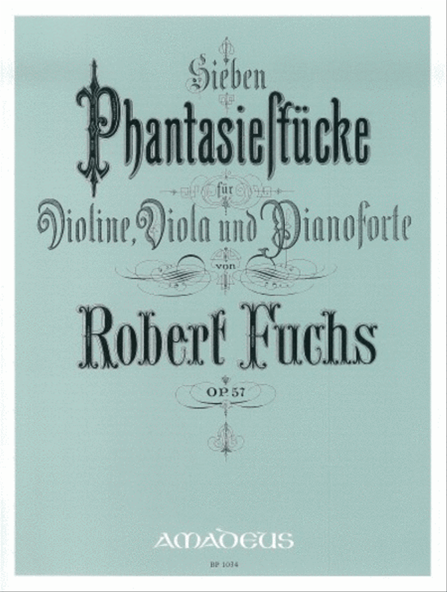 7 Fantasy Pieces op. 57 Violin scores gallery preview page 1