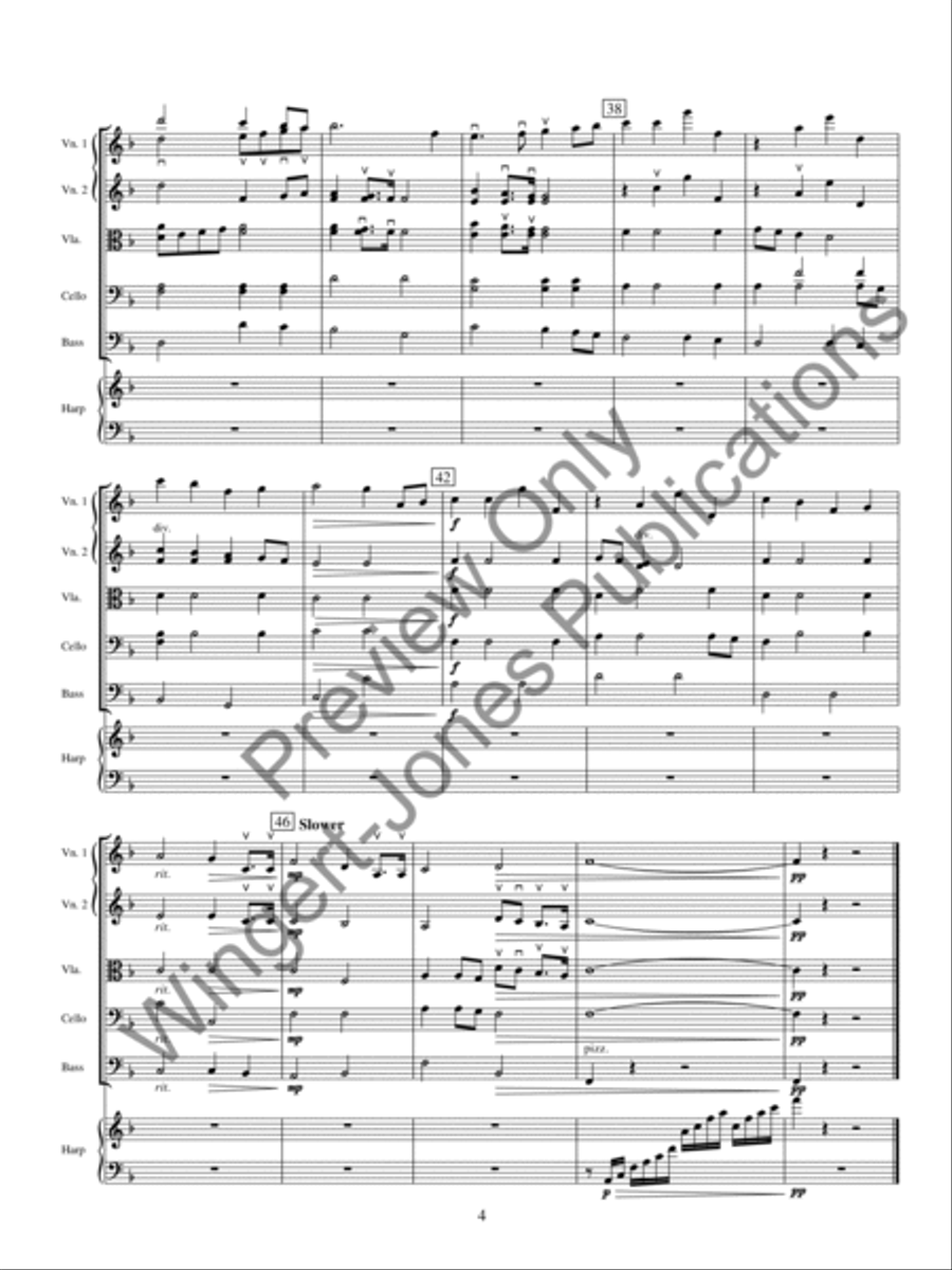 Elegy Elegy String Orchestra scores gallery preview page 7
