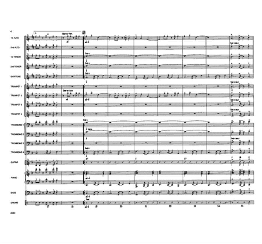 Calypso Bob Jazz Ensemble scores gallery preview page 4