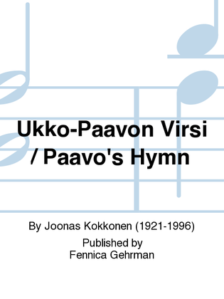 Ukko-Paavon Virsi / Paavo's Hymn