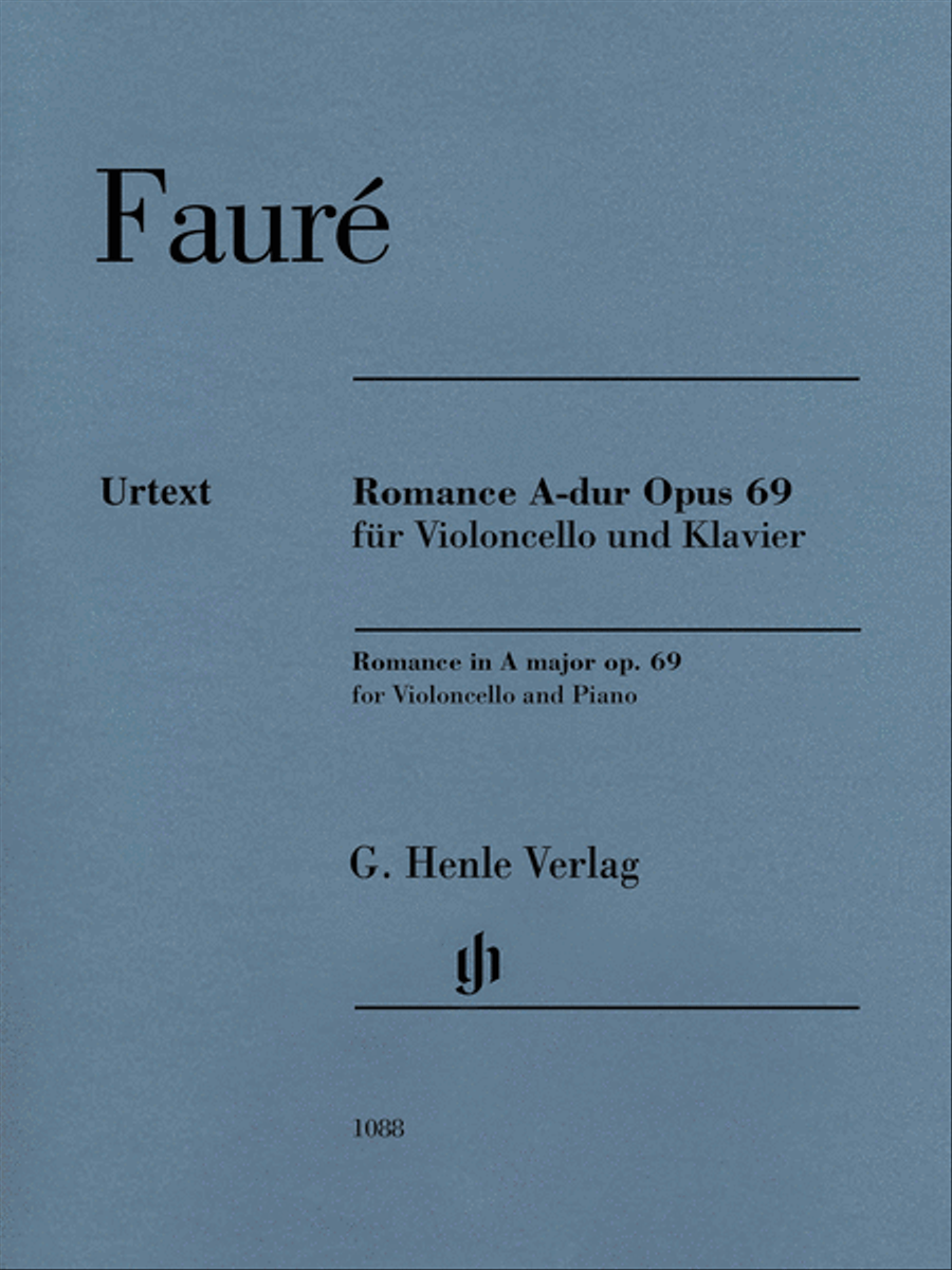 Book cover for Romance in A Major, Op. 69