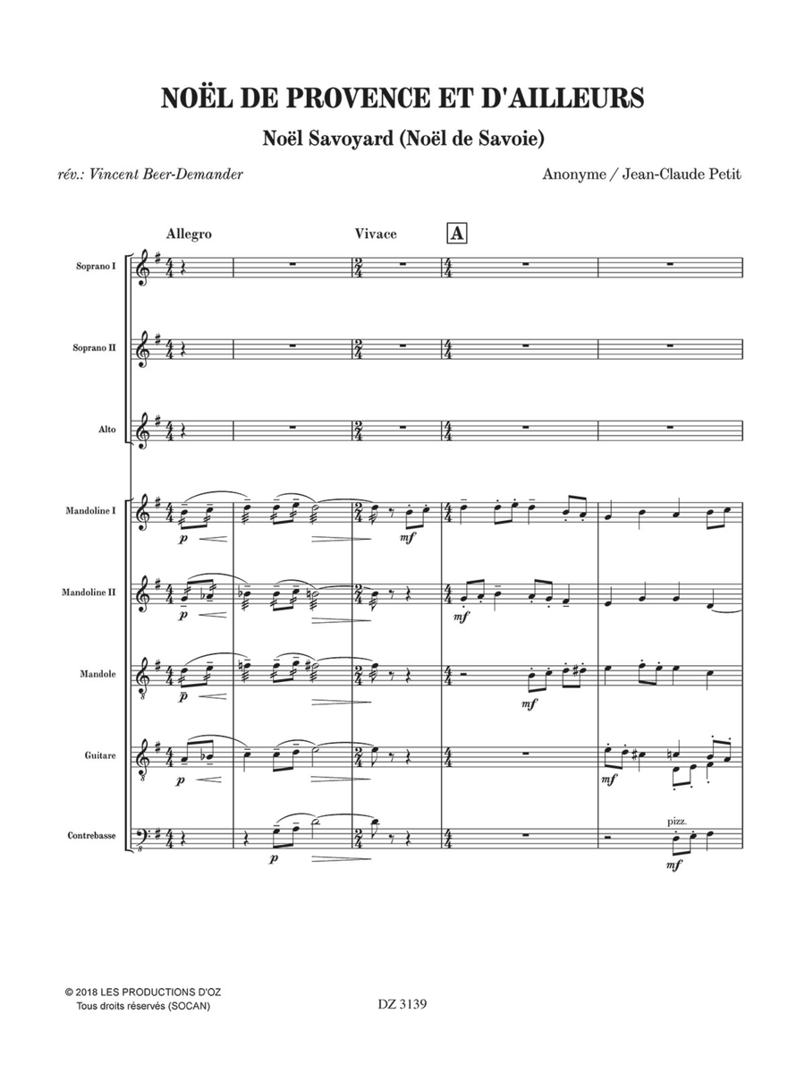 Noël Savoyard (Noël de Provence et d'ailleurs) Orchestra scores gallery preview page 2