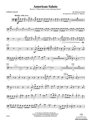 American Salute: String Bass