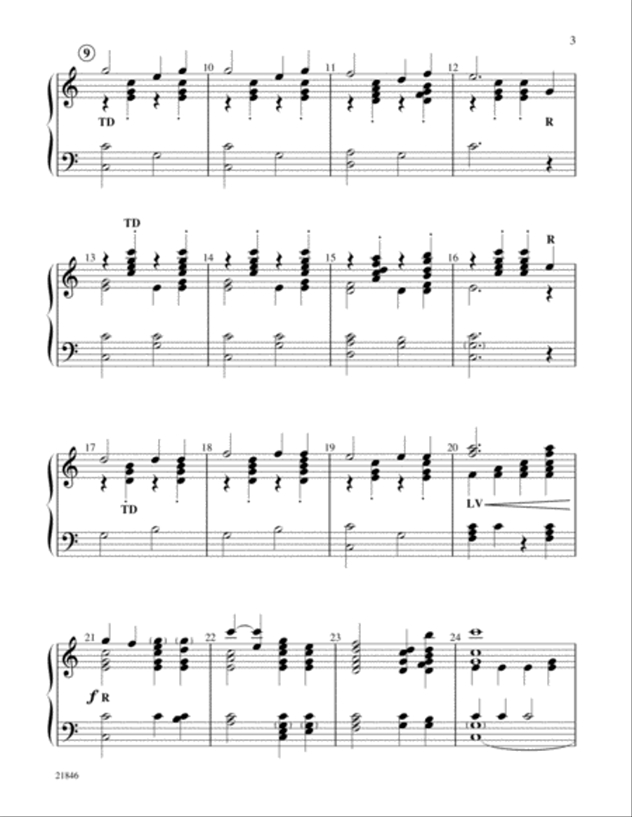 O Come, Little Children O Come, Little Children Handbell Choir scores gallery preview page 3
