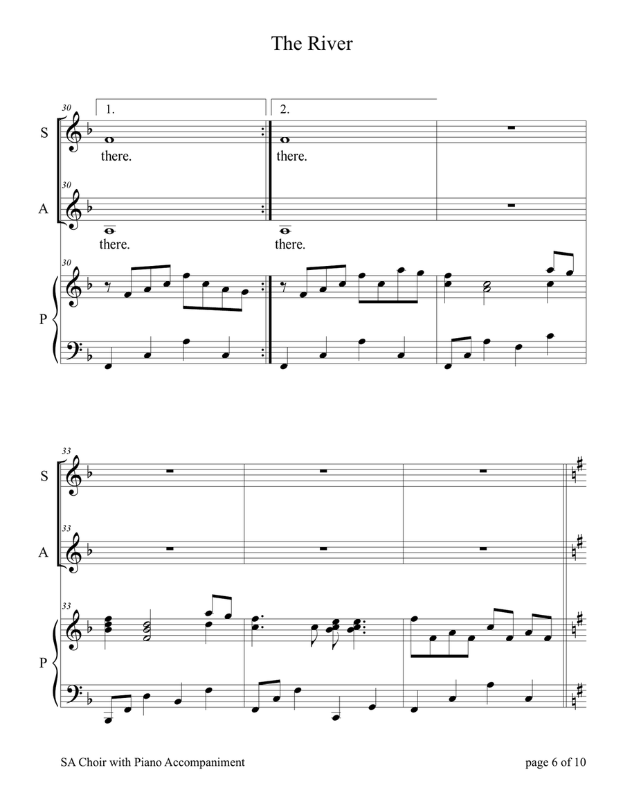 The River 2-Part scores gallery preview page 6