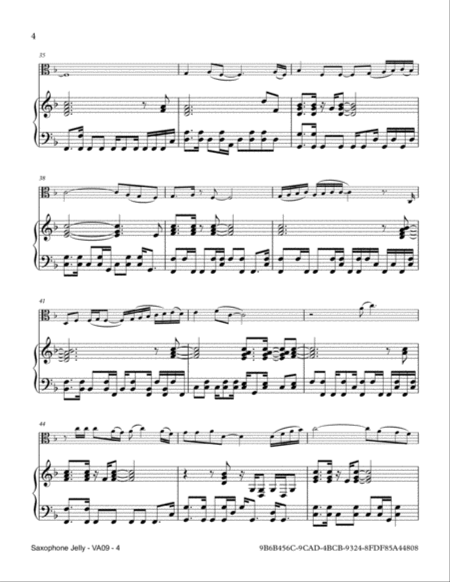 Saxophone Jelly Saxophone scores gallery preview page 4