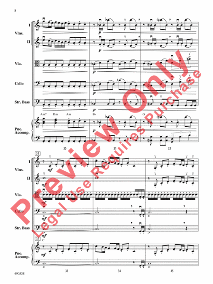 Bach to Rock String Orchestra scores gallery preview page 9