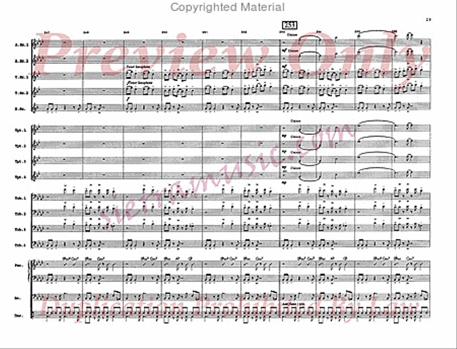 Dorian Blue Big Band scores gallery preview page 30