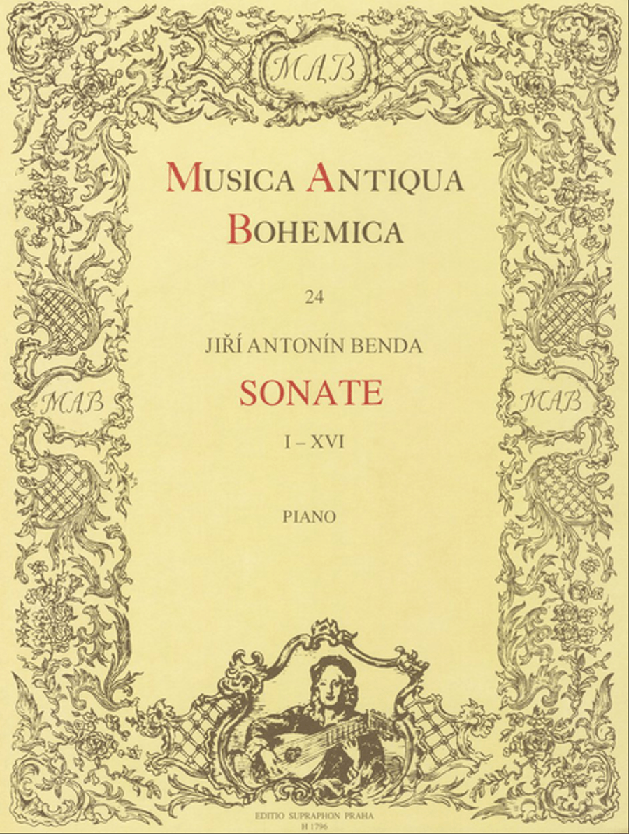 Sonaten I-XVI Piano Solo scores gallery preview page 1