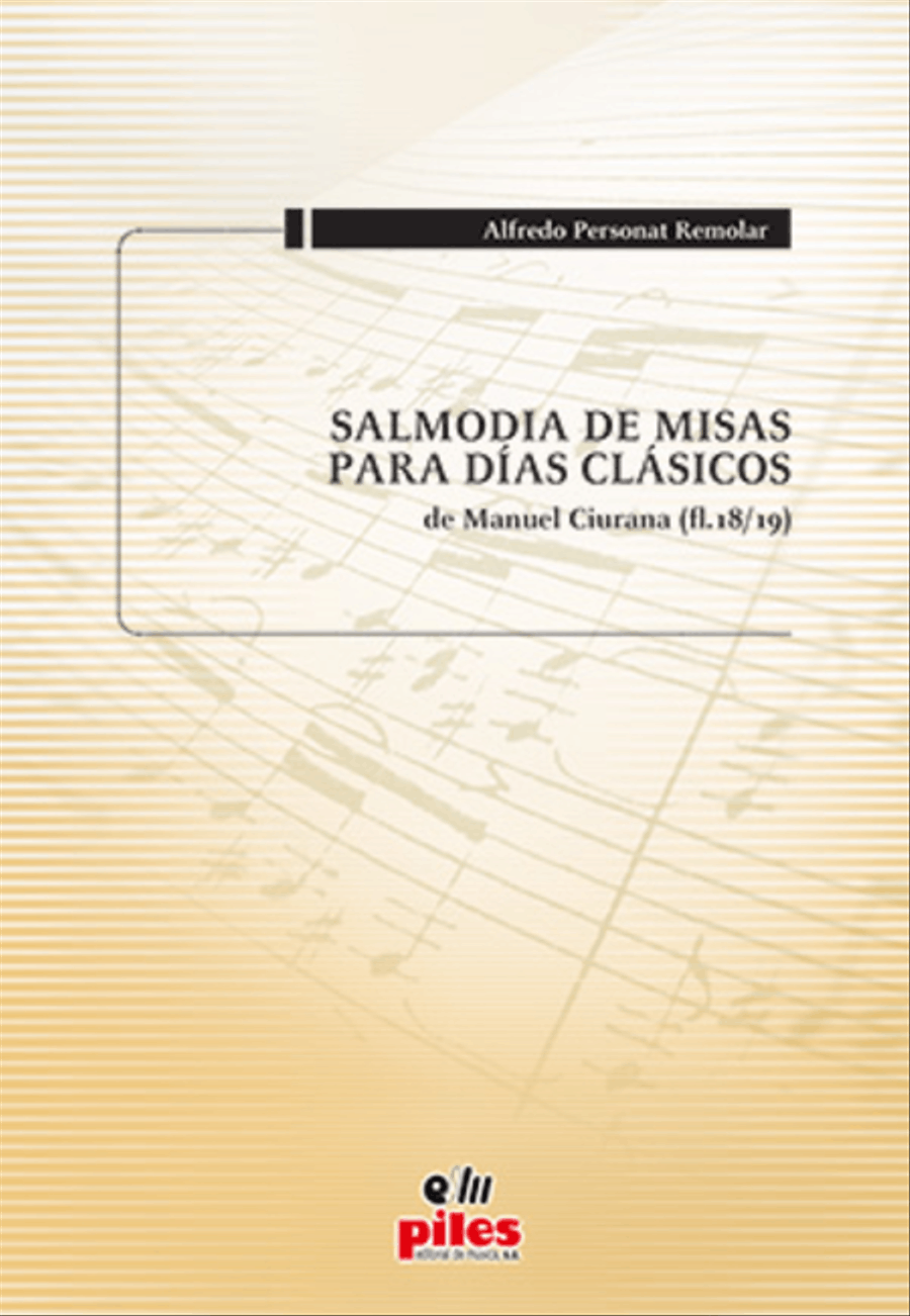Salmodia de Misas para Dias Clasicos