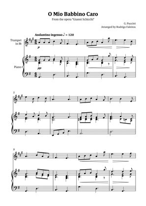 O Mio Babbino Caro - for trumpet solo (with piano accompaniment)