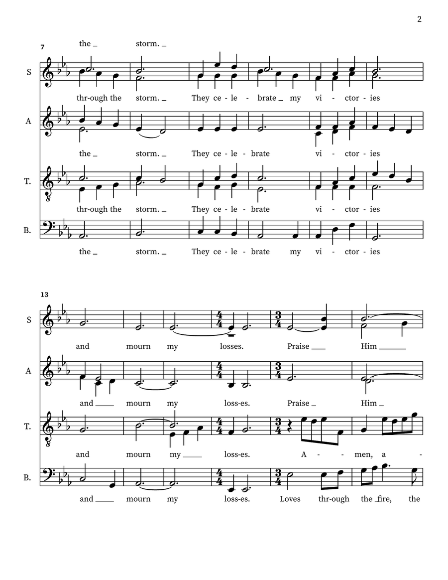 Through the fire Divisi scores gallery preview page 2