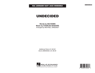 Book cover for Undecided - Full Score