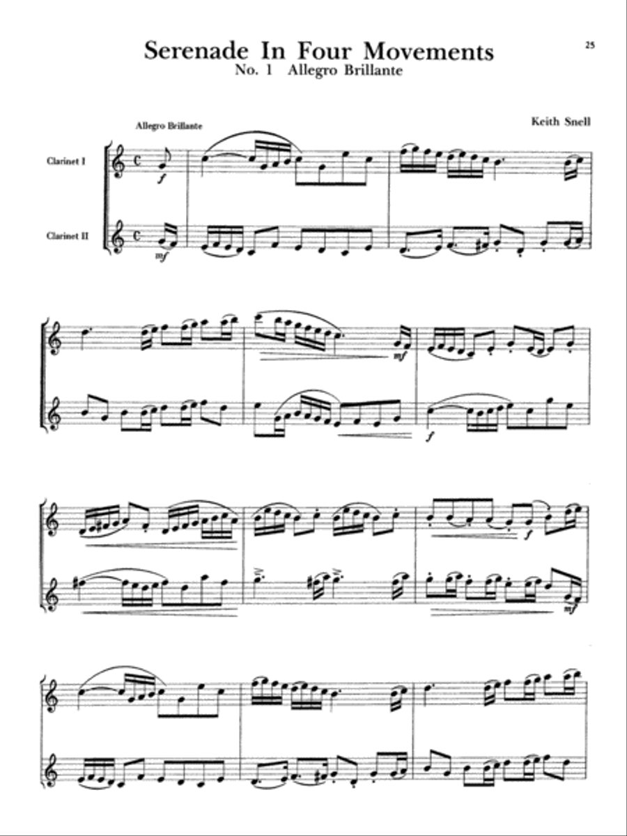 Belwin Master Duets (Clarinet), Volume 1 Clarinet Duet scores gallery preview page 5