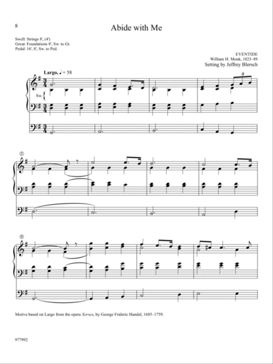 Sunset and Dawning: Hymn Preludes for Evening and Morning Organ scores gallery preview page 3