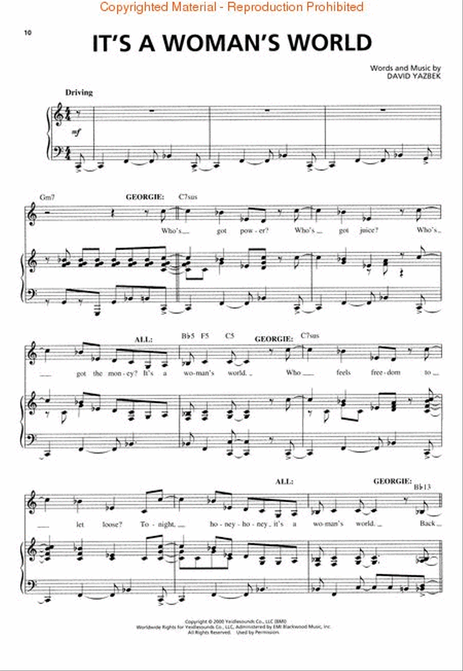The Full Monty Piano, Vocal scores gallery preview page 2