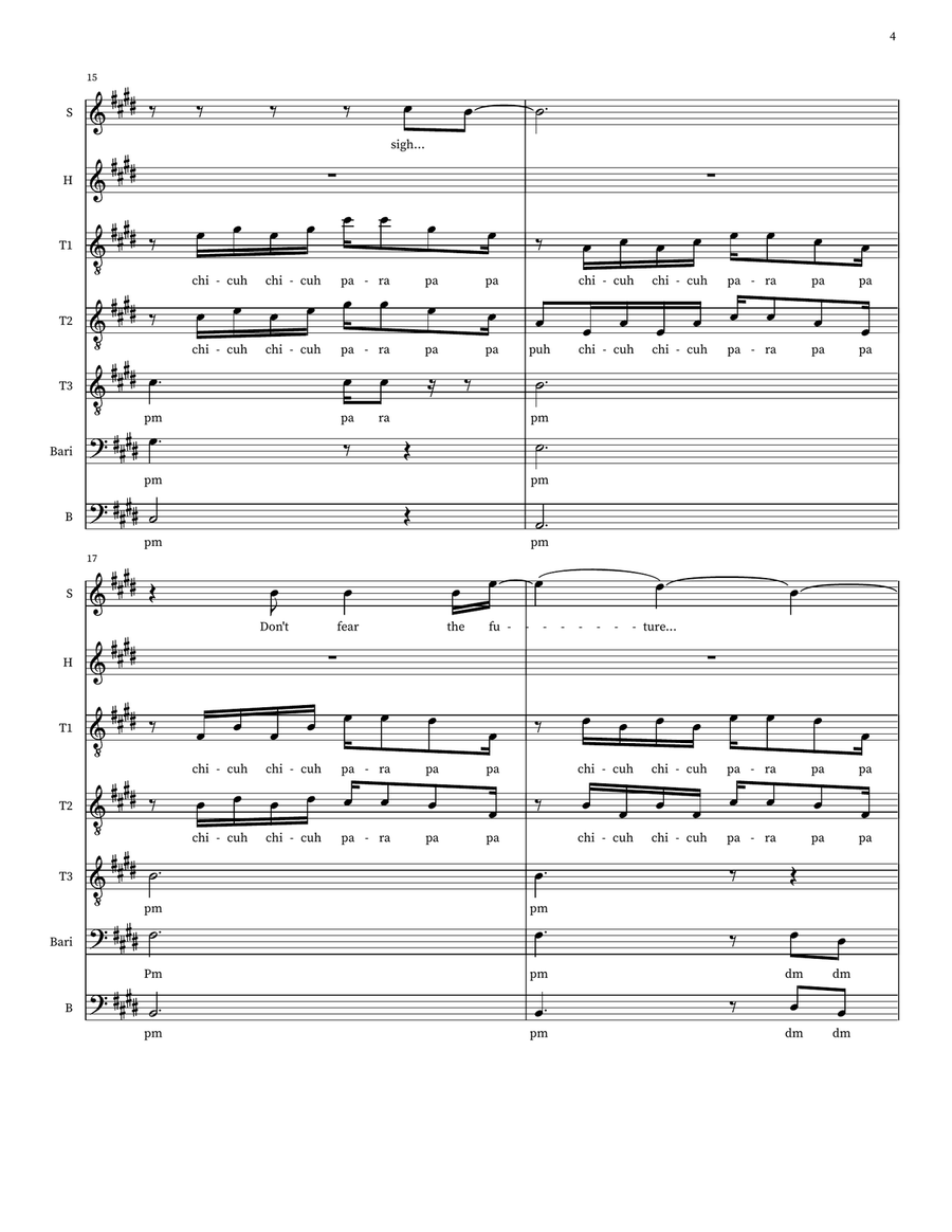 Mona Lisa TTBB scores gallery preview page 4