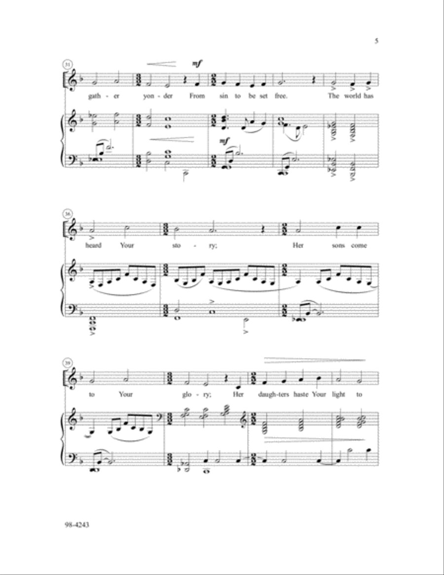 Arise and Shine in Splendor (von Kampen) SA scores gallery preview page 4
