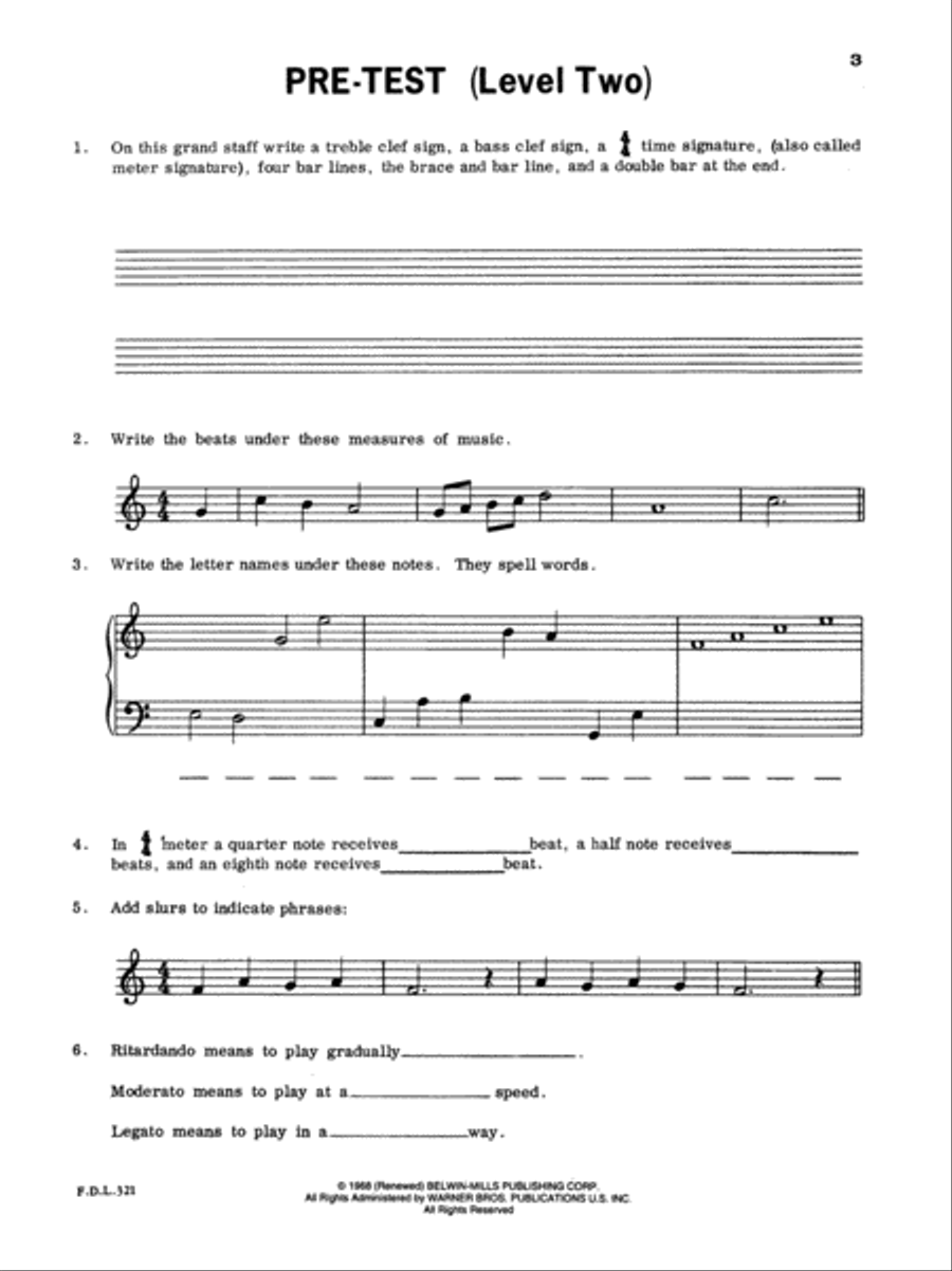 Piano Theory Piano Theory Piano Method scores gallery preview page 4