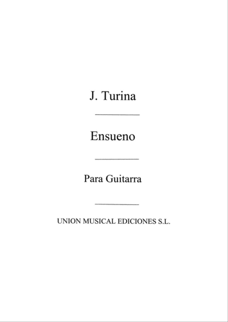 Ensueno De Danzas Fantasticas Acoustic Guitar scores gallery preview page 1