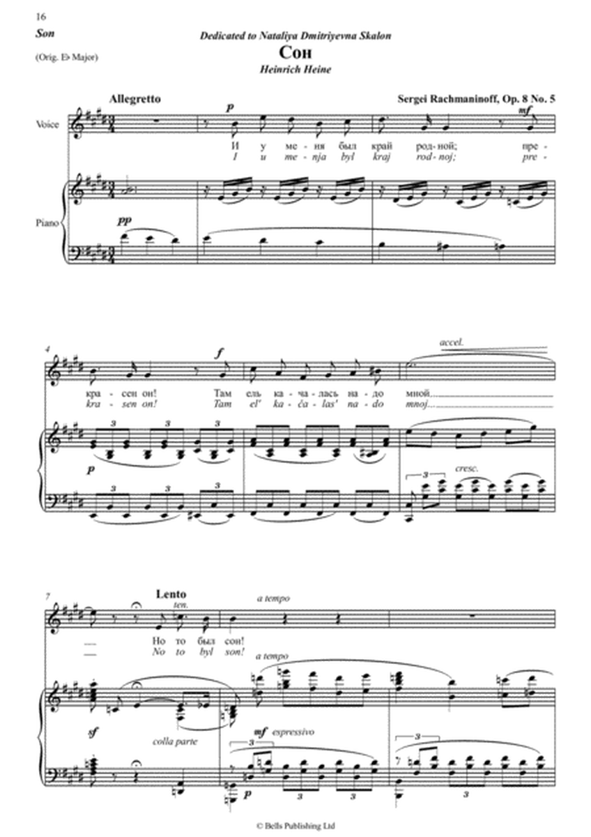 Son, Op. 8 No. 5 (E Major)