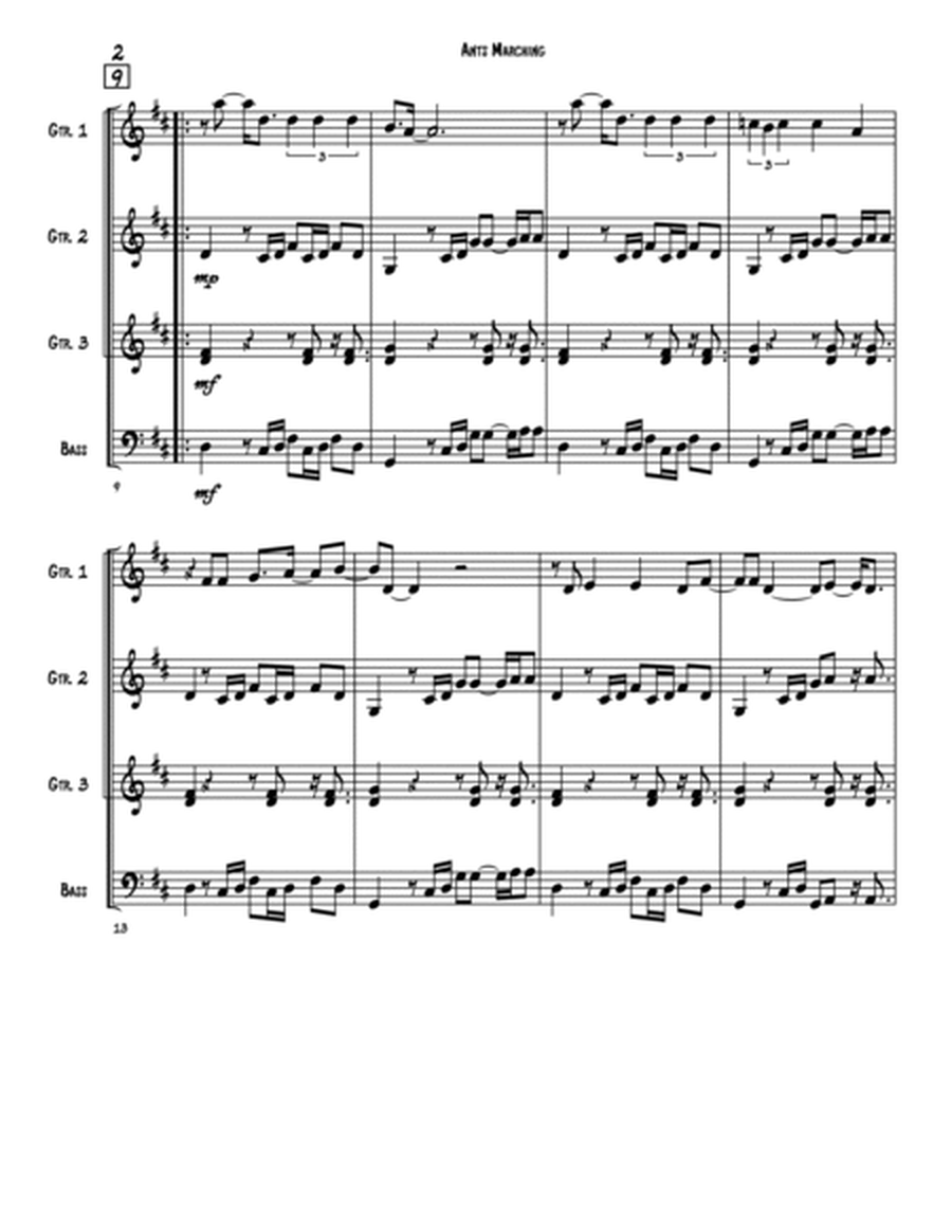 Ants Marching - Score Only