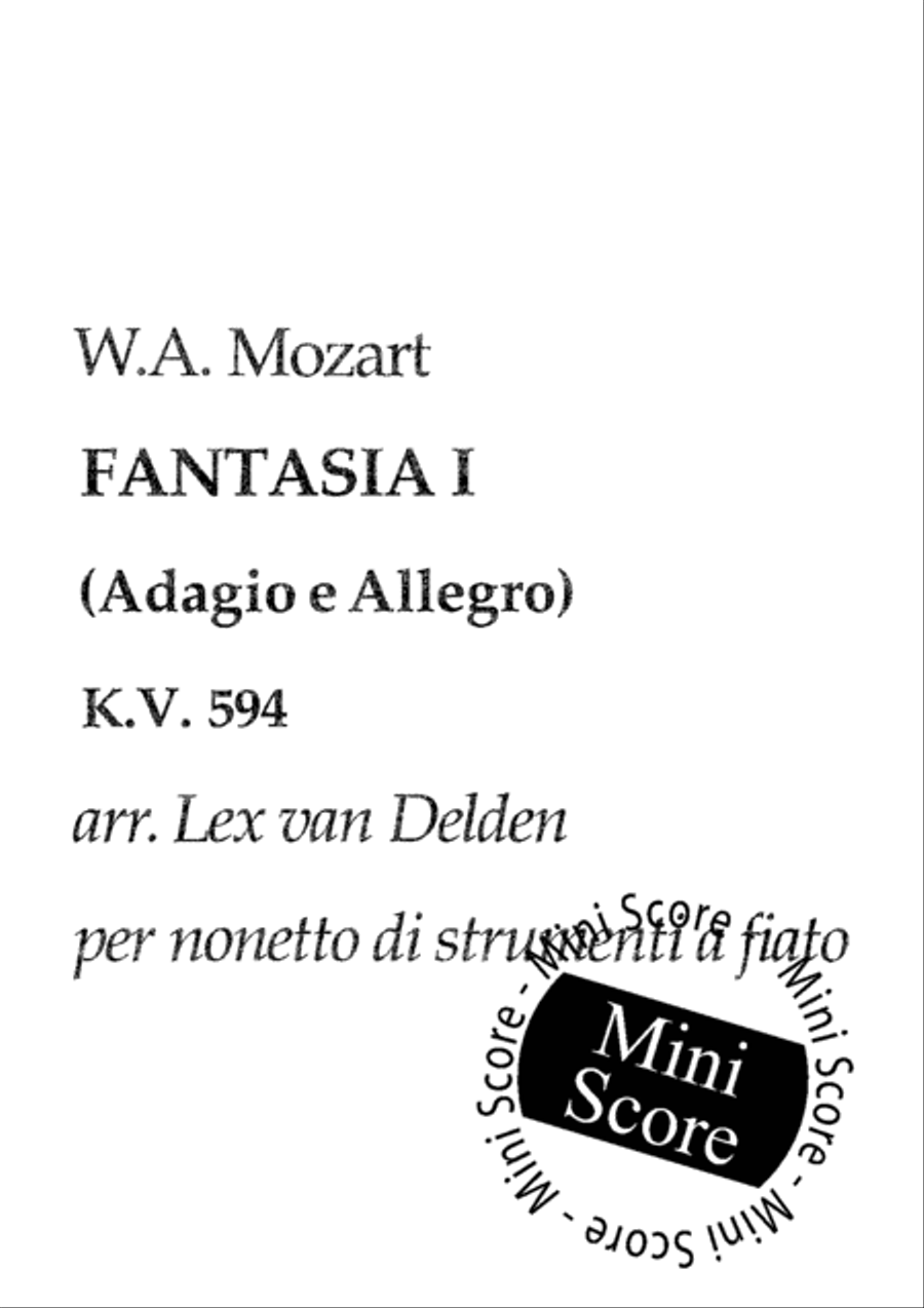 Fantasia (Adagio e Allegro) Set of Parts scores gallery preview page 3