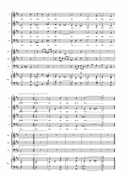LULLABY FOR GIORGIO - Tagliabue - For SATB Choir and Ensemble image number null