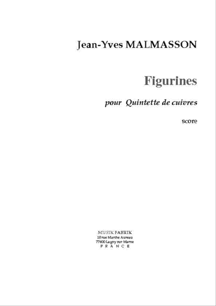 Figurines Brass Quintet scores gallery preview page 1