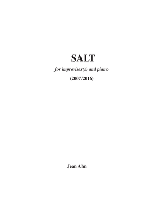 Salt for piano and improvisers