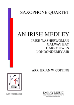 Book cover for AN IRISH MEDLEY – SAXOPHONE QUARTET