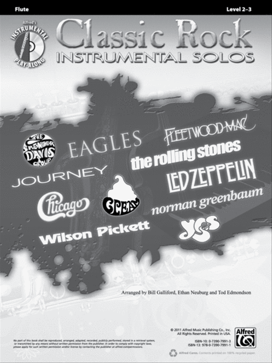 Classic Rock Instrumental Solos Flute Solo scores gallery preview page 4