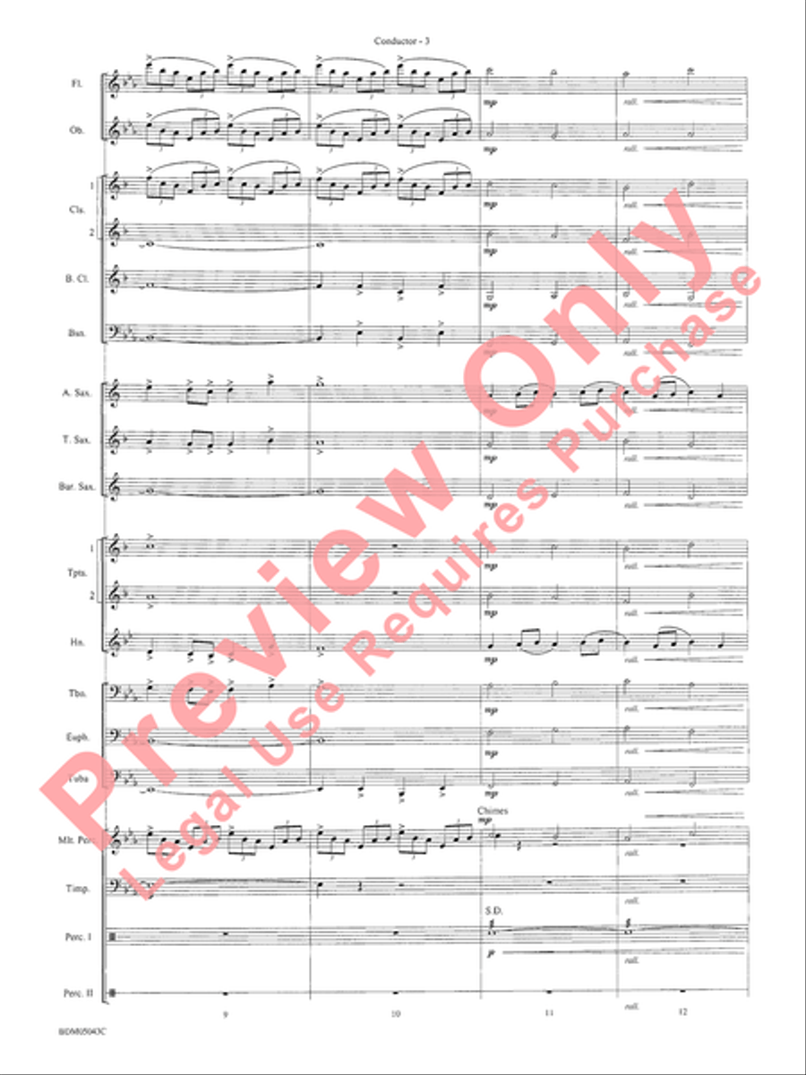 Abaco Overture Concert Band Methods scores gallery preview page 7