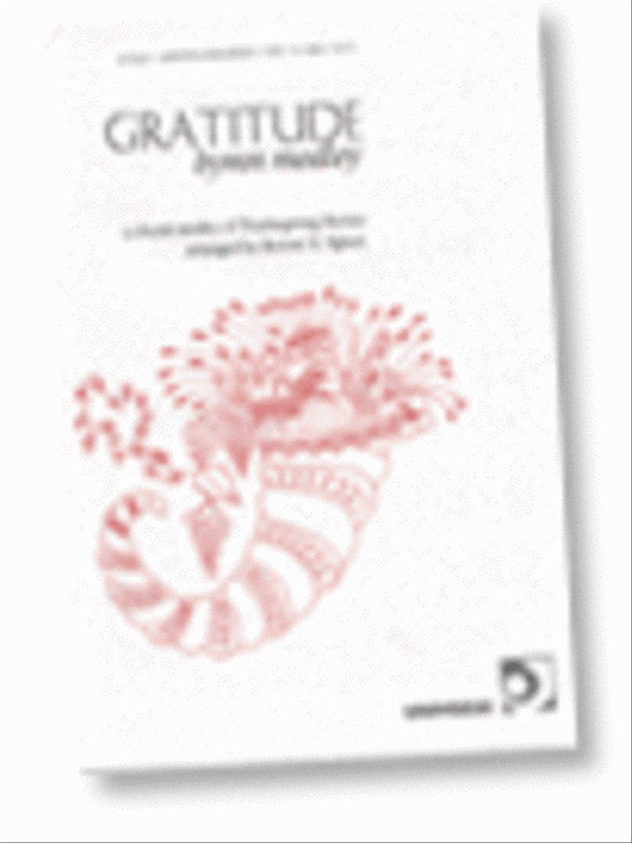 Gratitude Hymn Medley - SATB w/opt Children's Chorus 4-Part scores gallery preview page 1