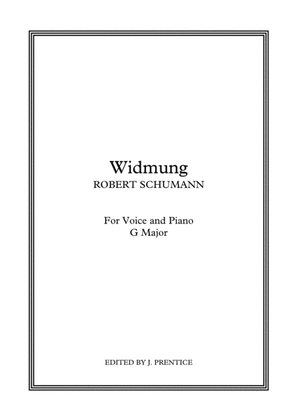 Book cover for Widmung (G Major)