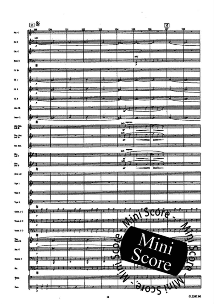 La Derniere Valse Concert Band scores gallery preview page 18