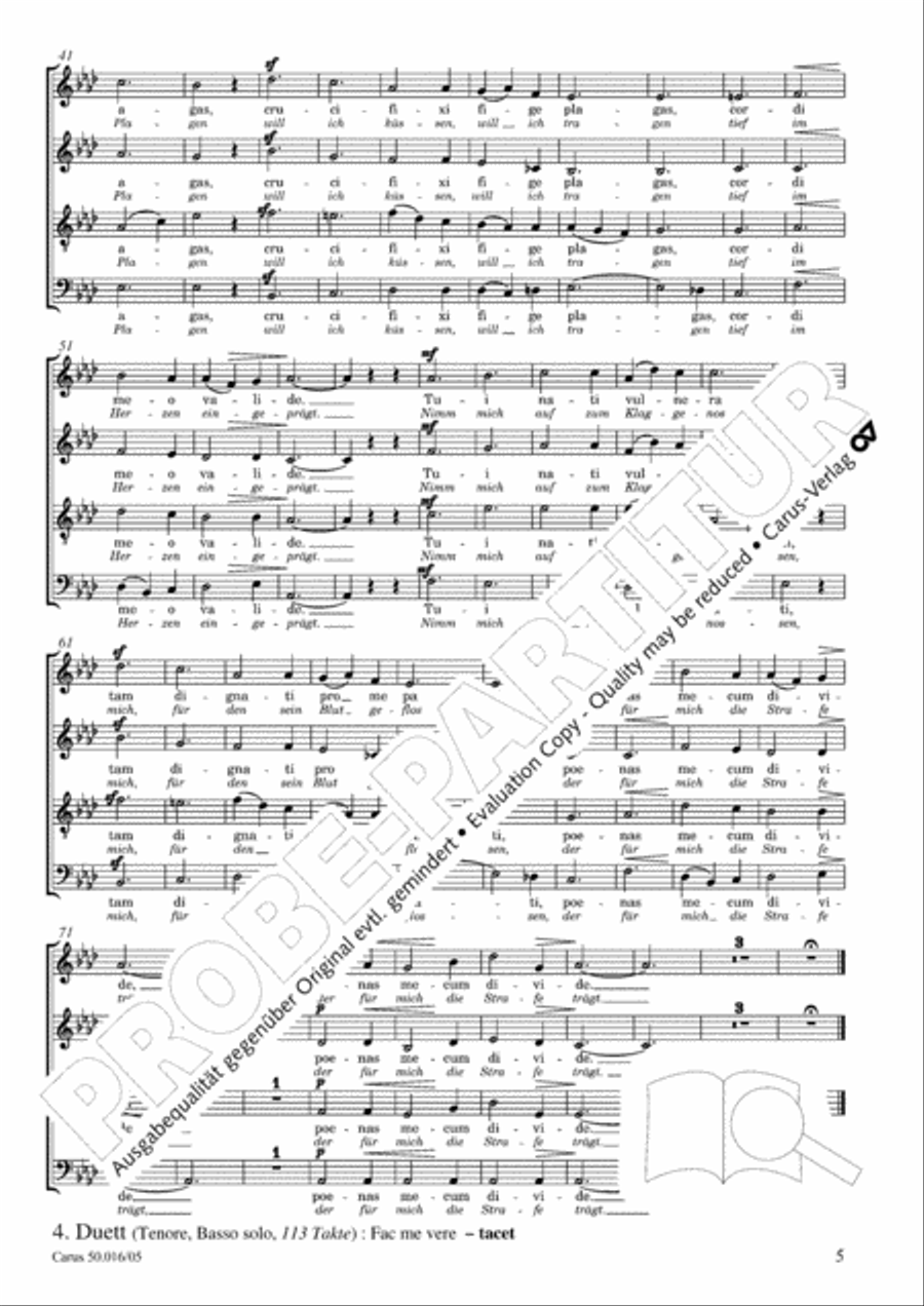 Stabat Mater in C minor STB scores gallery preview page 6