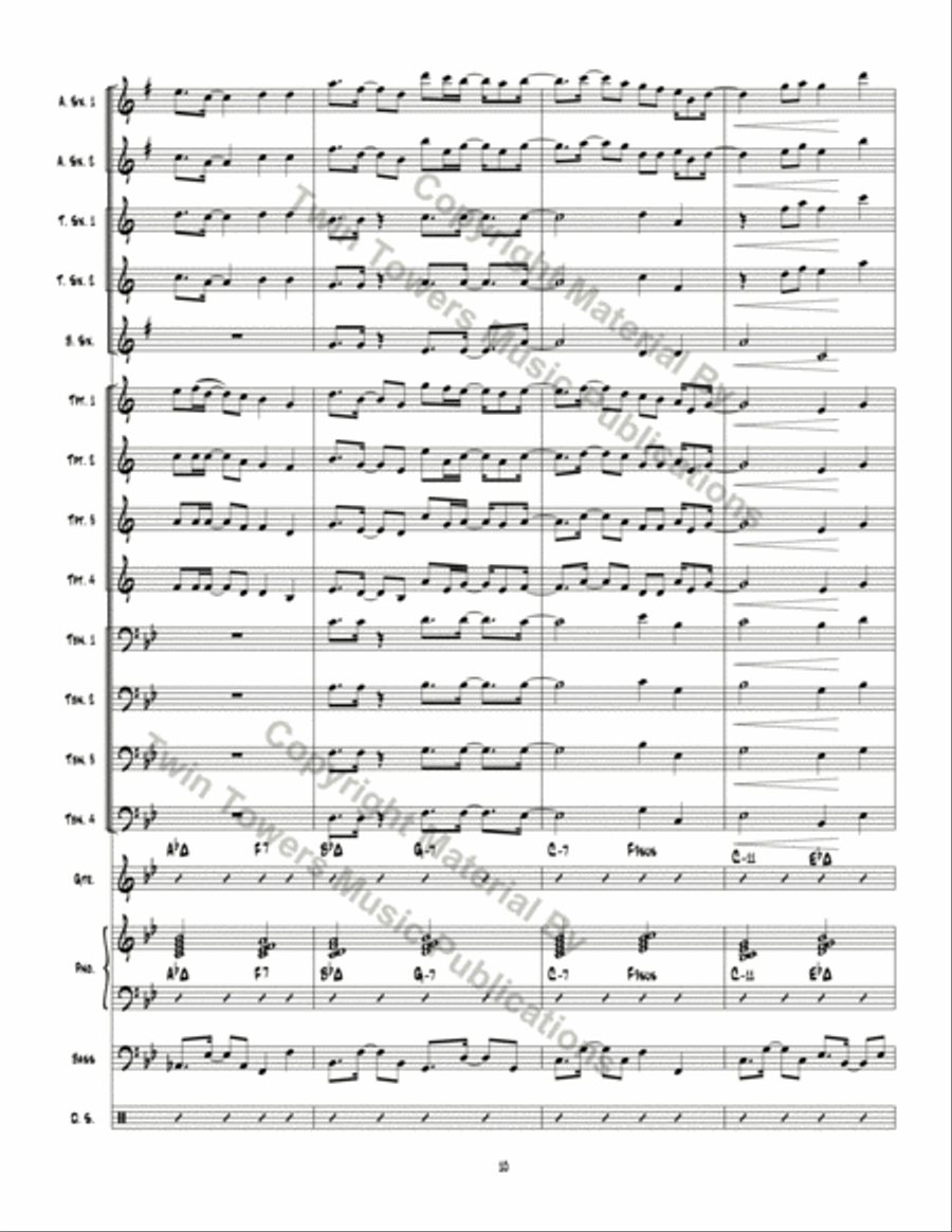 Boss of Funk Boss of Funk Jazz Ensemble scores gallery preview page 11