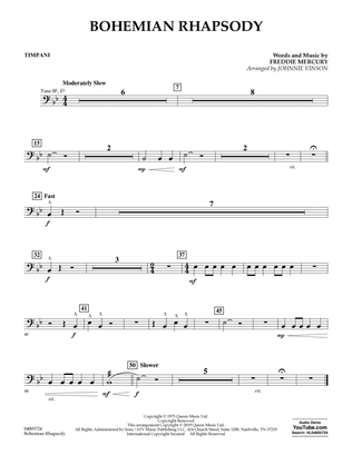 Bohemian Rhapsody (arr. Johnnie Vinson) - Timpani