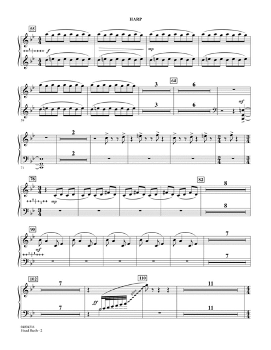 Head Rush - Harp Harp scores gallery preview page 2