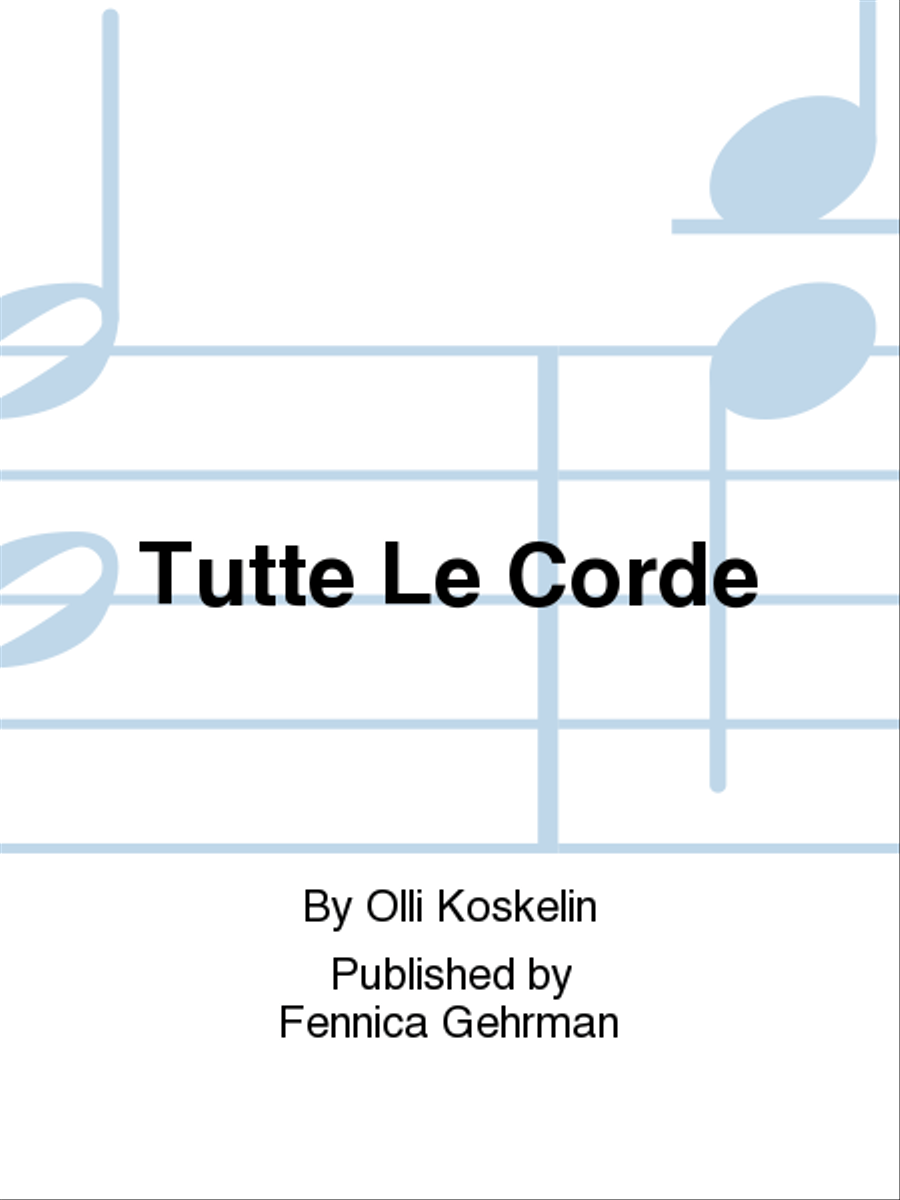 Tutte le corde Guitar scores gallery preview page 1