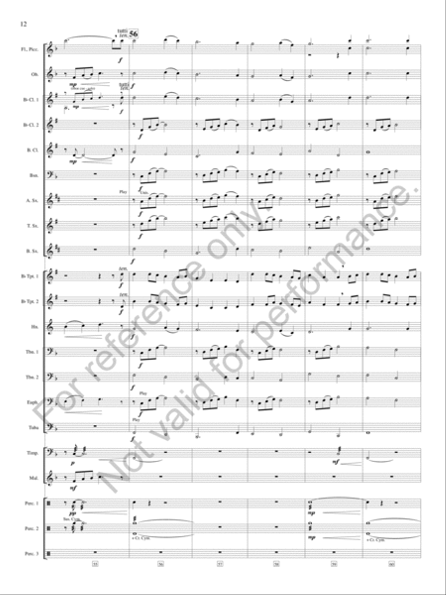 An English Triptych An English Triptych Concert Band scores gallery preview page 13