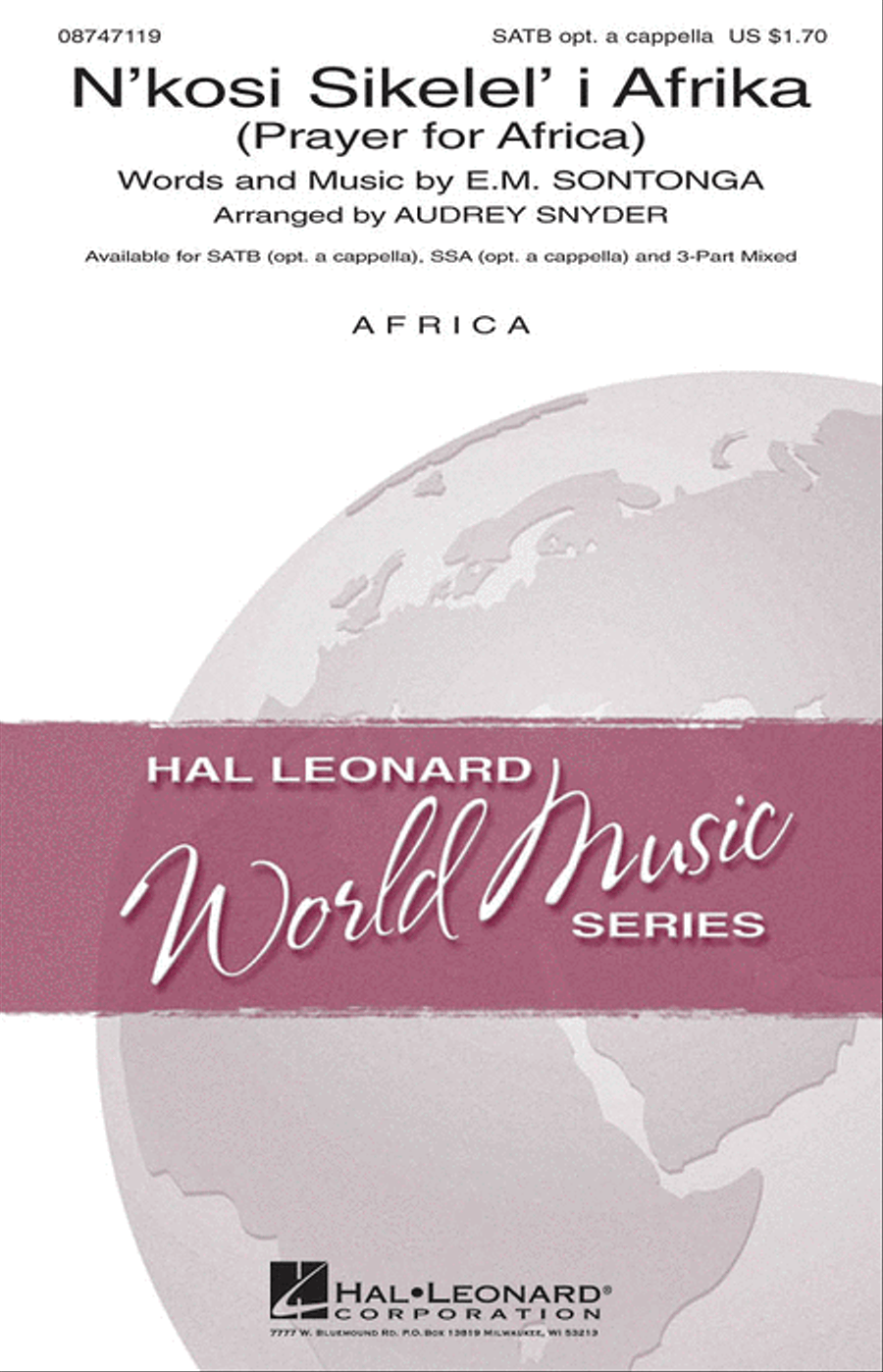 N'kosi Sikelel' I Afrika 3-Part scores gallery preview page 1