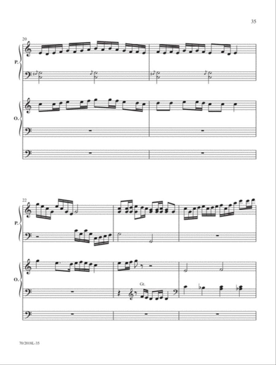 Holy Manna Organ scores gallery preview page 22
