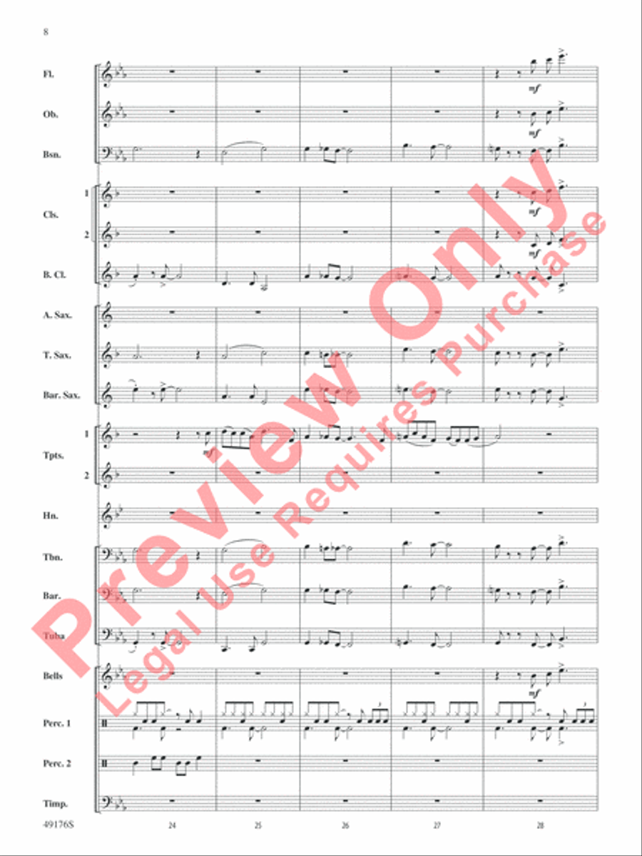 It's All Right Concert Band scores gallery preview page 9